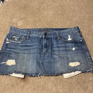 Abercrombie & Fitch denim mini skirt